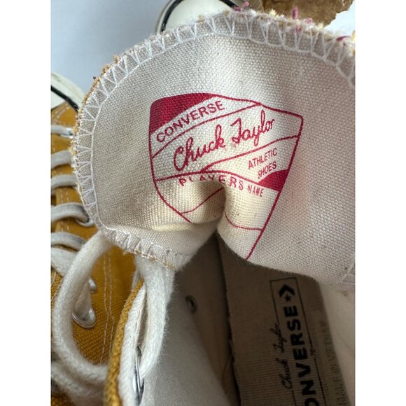 Converse Chuck Taylor All Star High Tops Womens US 8.5 Mens 6.5 Yellow Gold - Picture 4 of 13